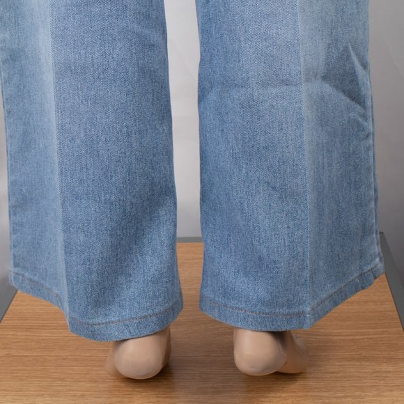 Lana Erica Boot 8 (29 X 30) Women's Jeans Embroidered Floral Design Lightweight - Picture 9 of 11